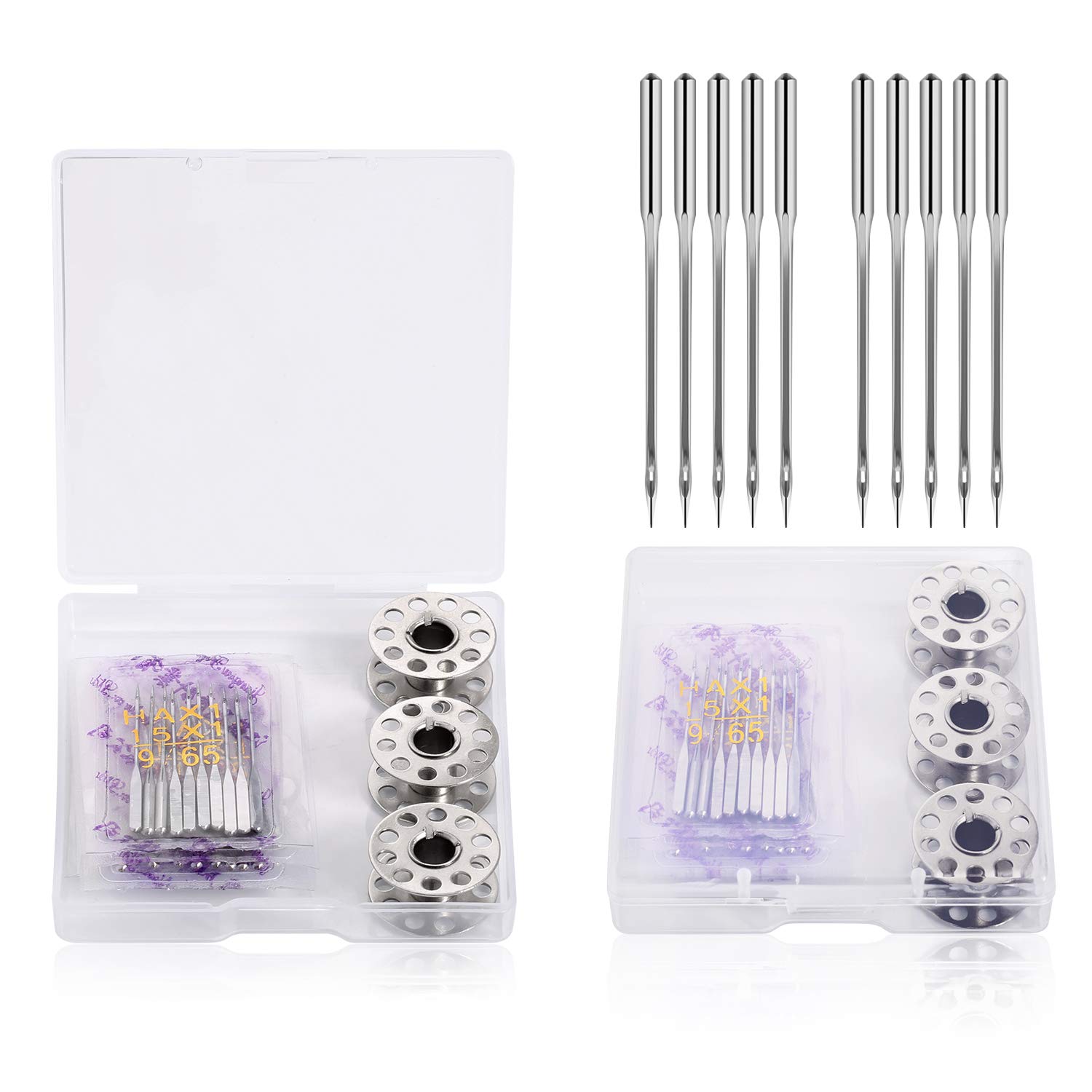 Aghi Per Macchina Overlock Schmetz ELx705 Misura 80/12 - Rinforzati Per Cuciture Precisione Su Tessuti - Foto 3