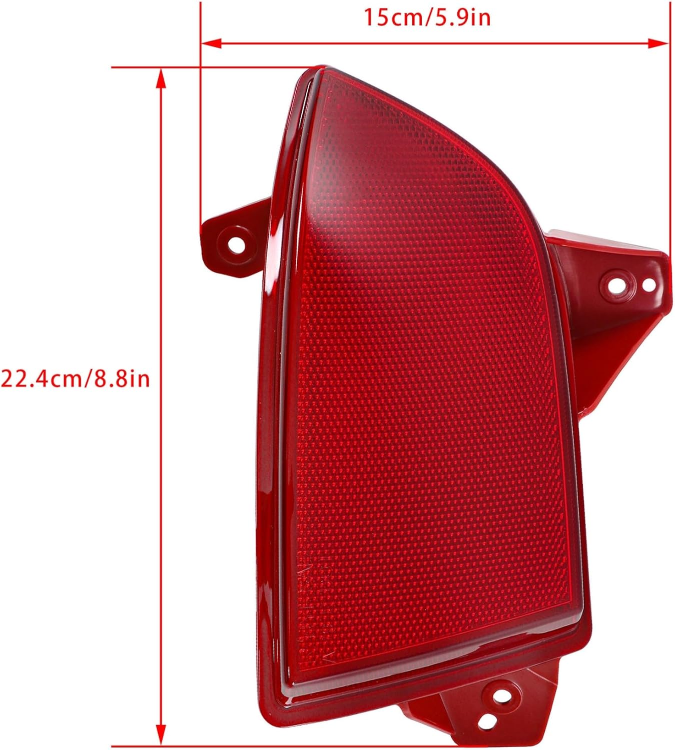 WFLNHB Right Side Rear Bumper Reflector Lights Stop Lamps Replacement for Honda Pilot 2019-2022 RH 33505-TG7-A01