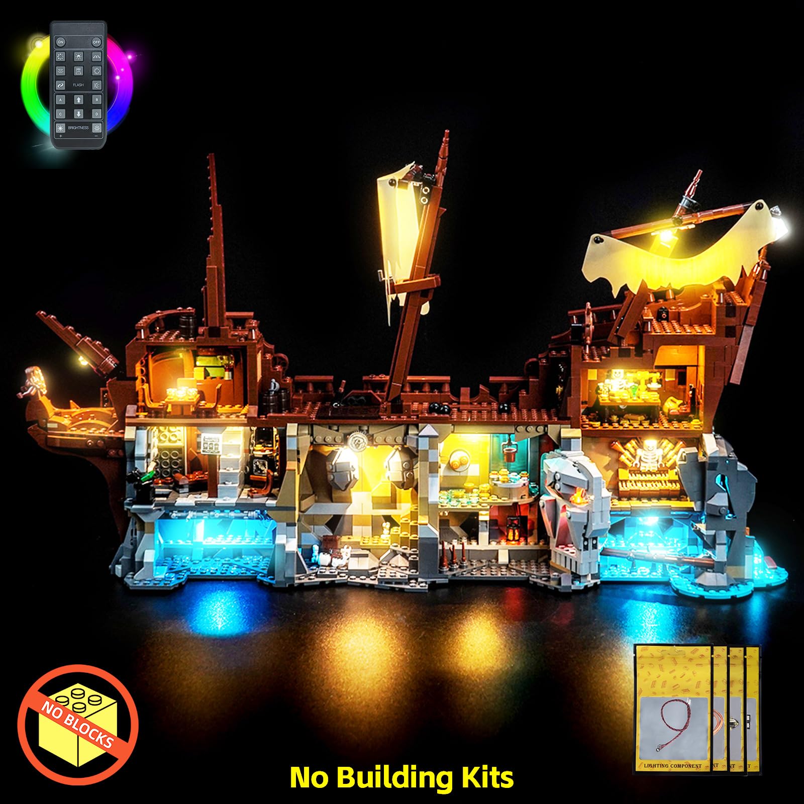 Remote Control Led Light Set Compatible with Lego The Goonies 21363 (No Model) - Image 2