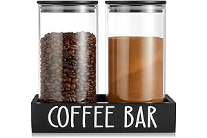 Functional Sugar and Coffee Container Set of 2