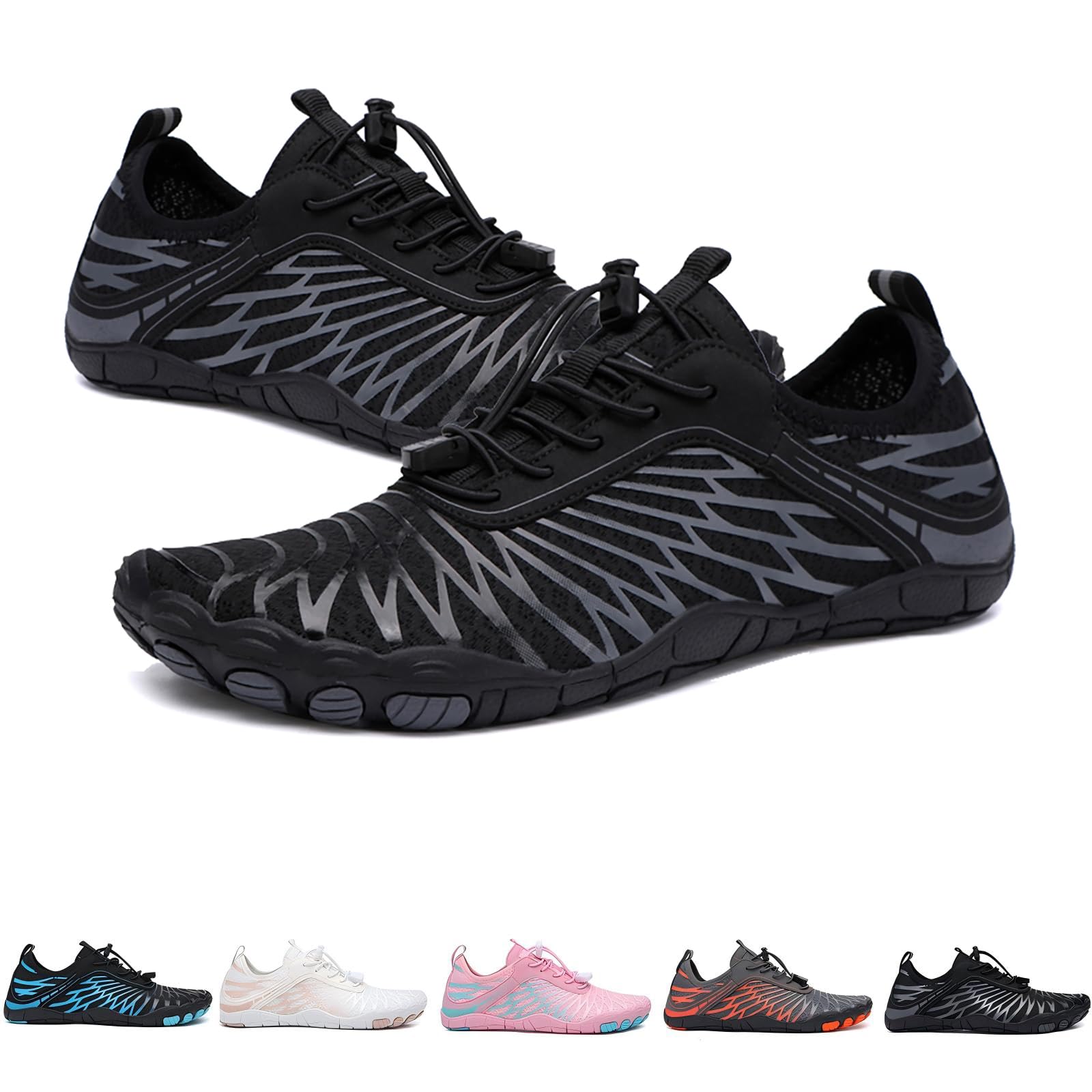 Grounded Barefoot Footwear for Women Men Neuropathy, Grounding Shoes for Womens Mens, Lightweight Non-Slip Hike Barefoot Footwear Shoes