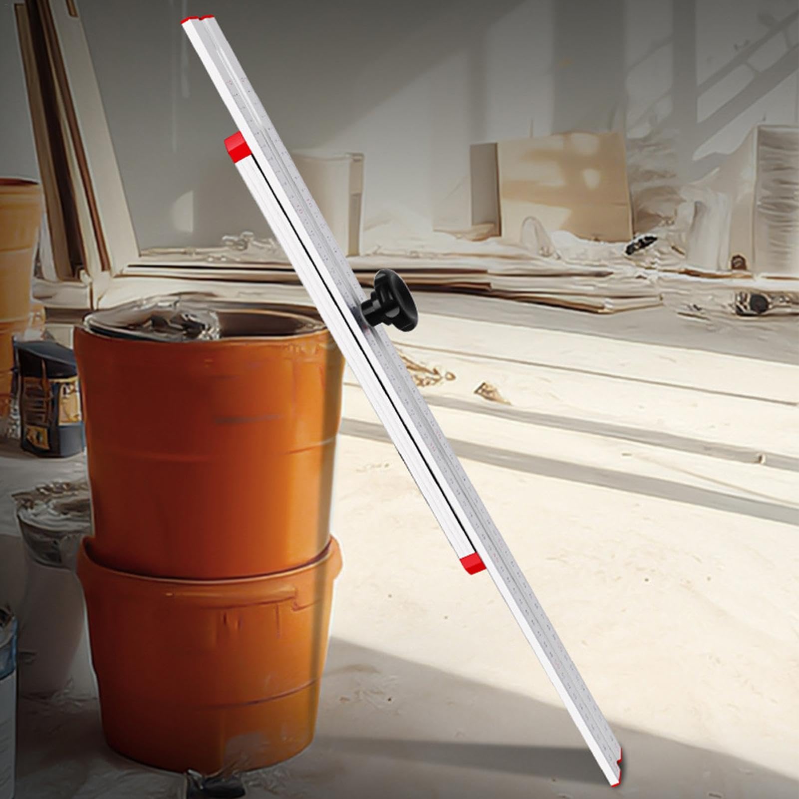Strumenti di misurazione per la lavorazione del legno | righello quadrato a T, righello per posizionamento foratura, per lavori di falegnameria, layout e strumenti di misurazione