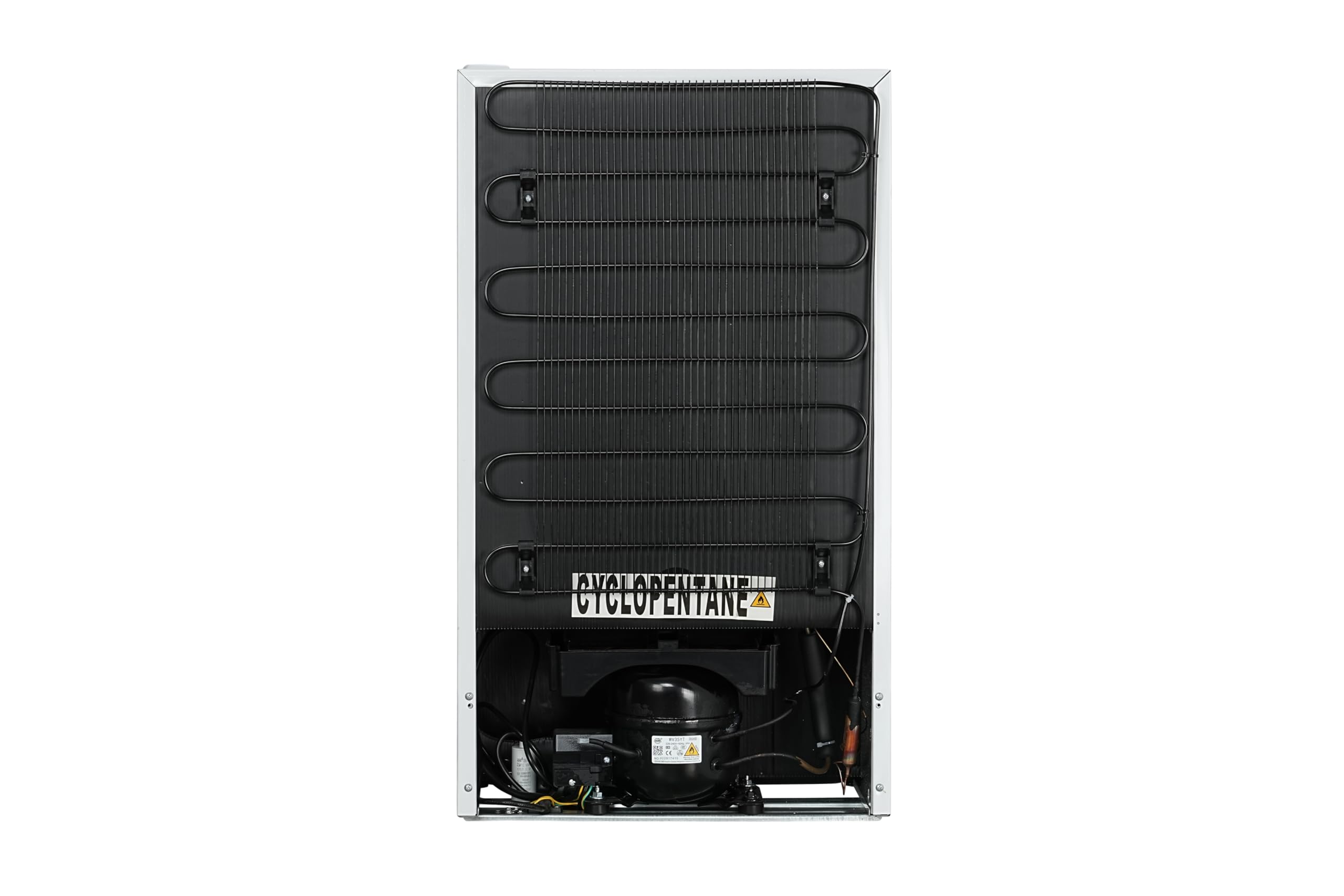 aro Mini Frigorífico TLW8650E, 91 L, 3 Estantes y Cajon inferior, con Iluminación interior, Puerta reversible, blanco