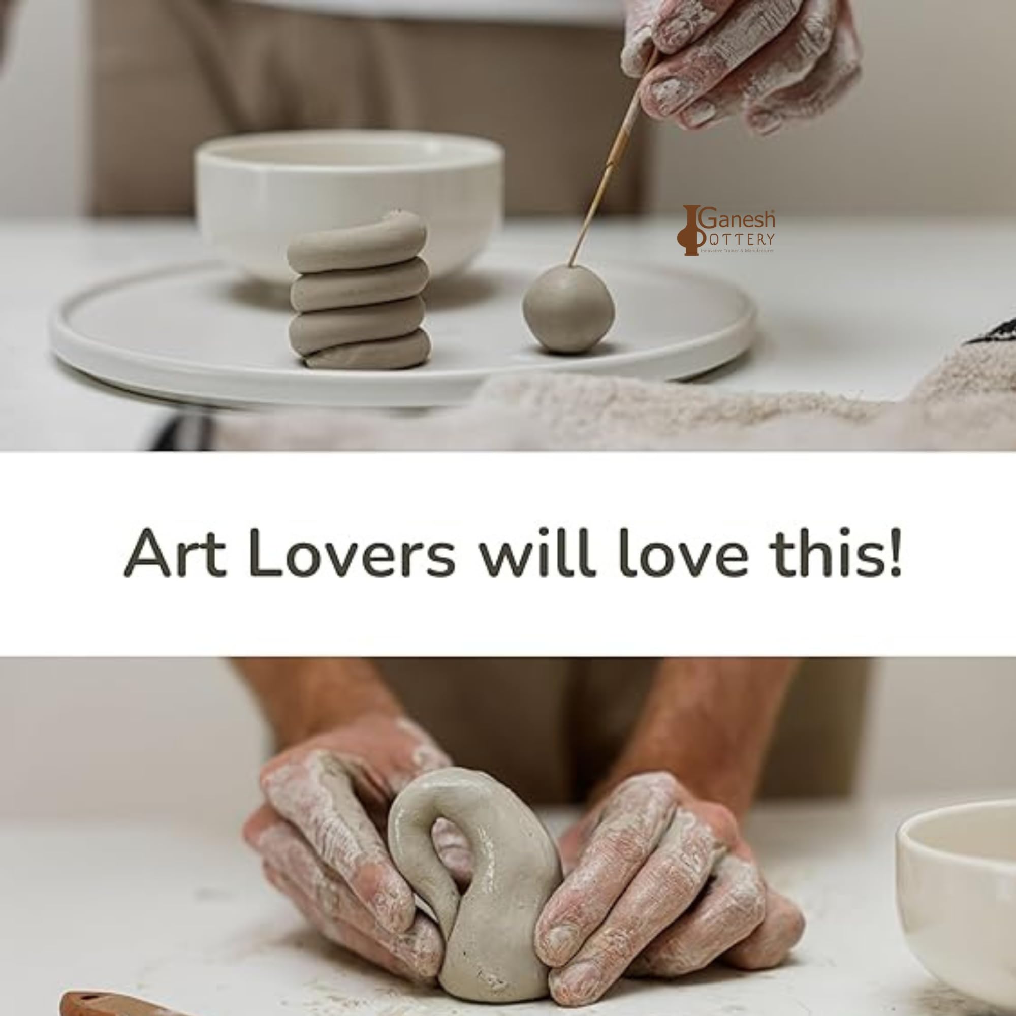 Shadu Mati Clay Dough - Ganesha Idol Making -4 Shadu Mati Clay Dough - Ganesha Idol Making -4