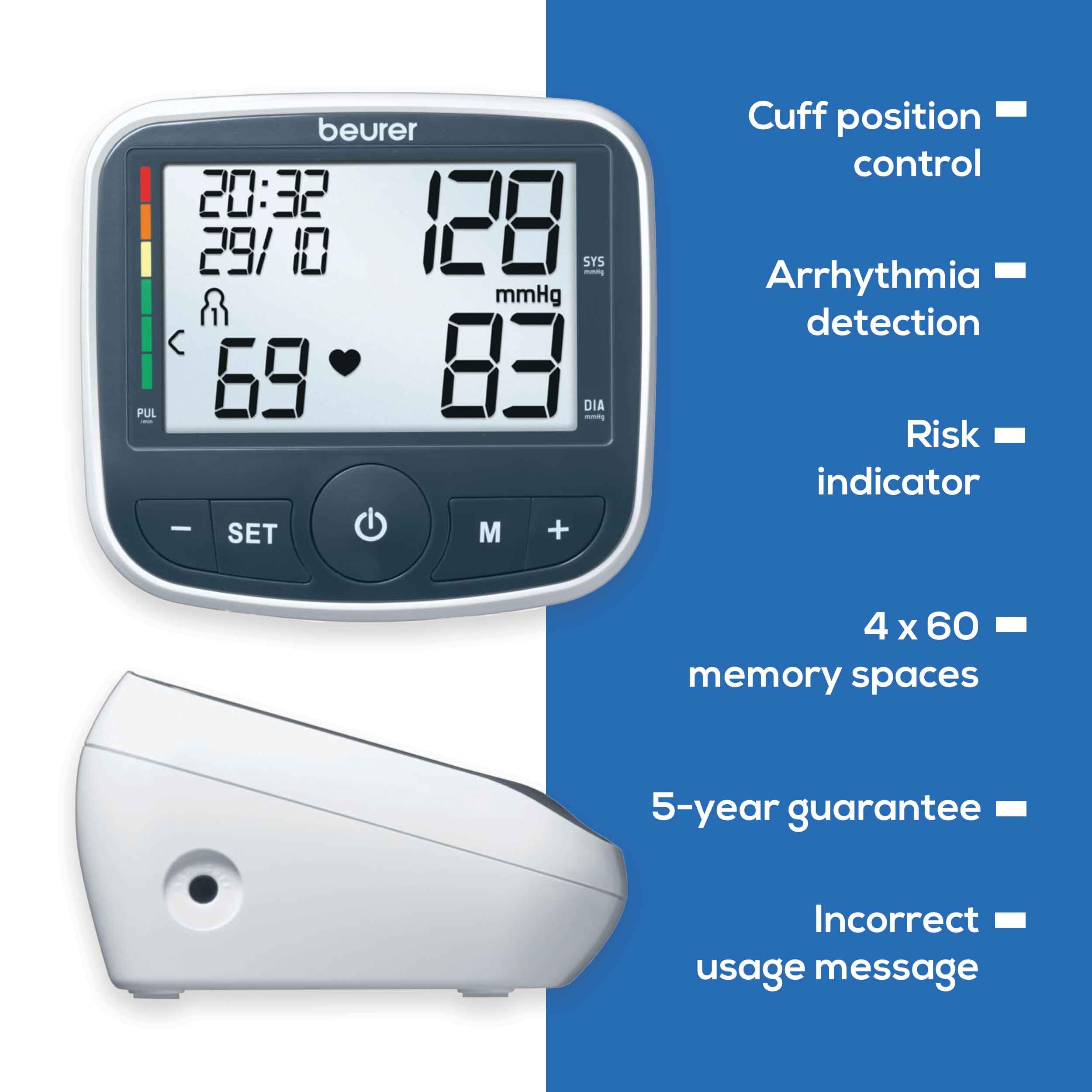 Beurer - BM 40 Blood Pressure Monitor - 3 lata