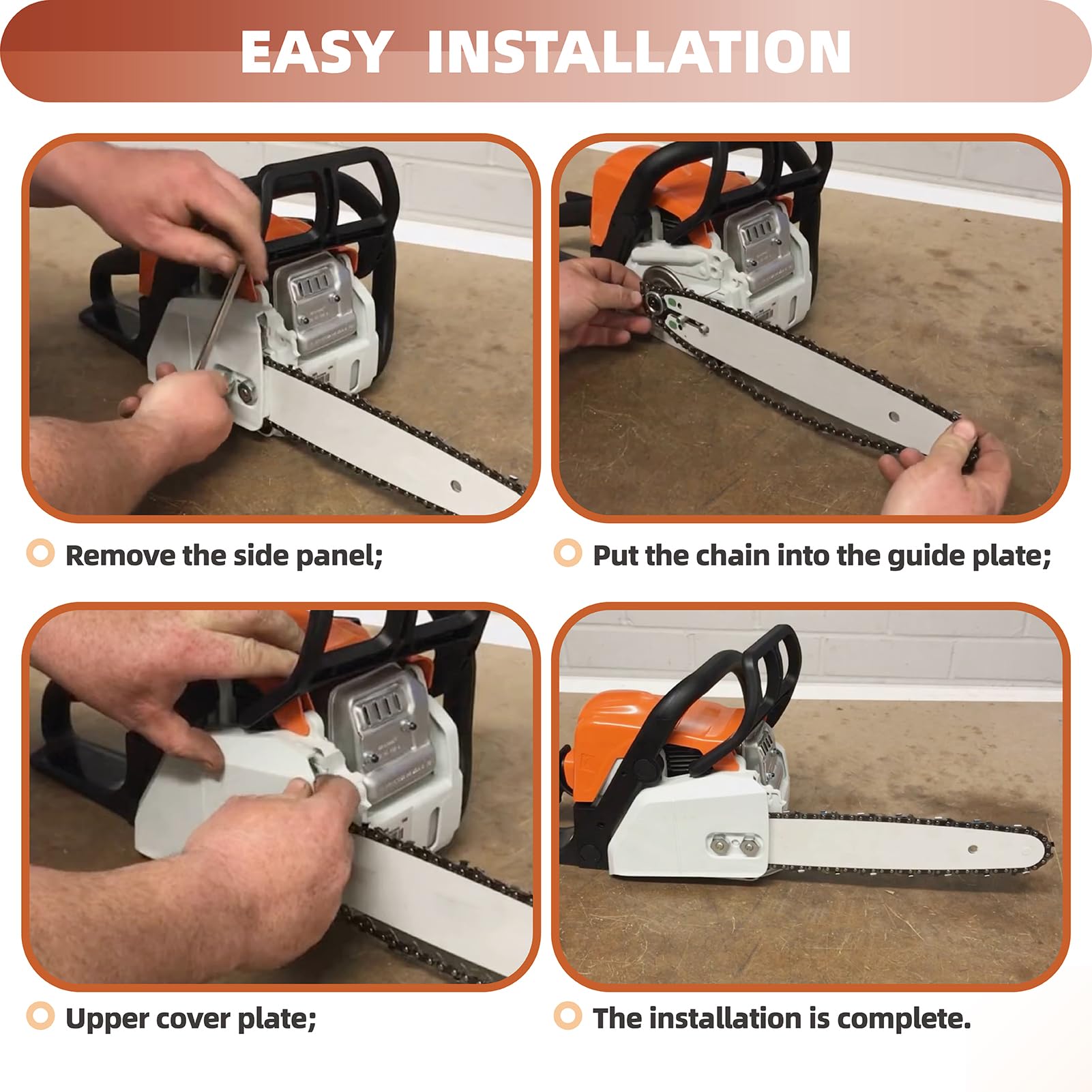 Amazon.com: 3 Pack 24 Inch Chainsaw Chain 591119484 Compatible