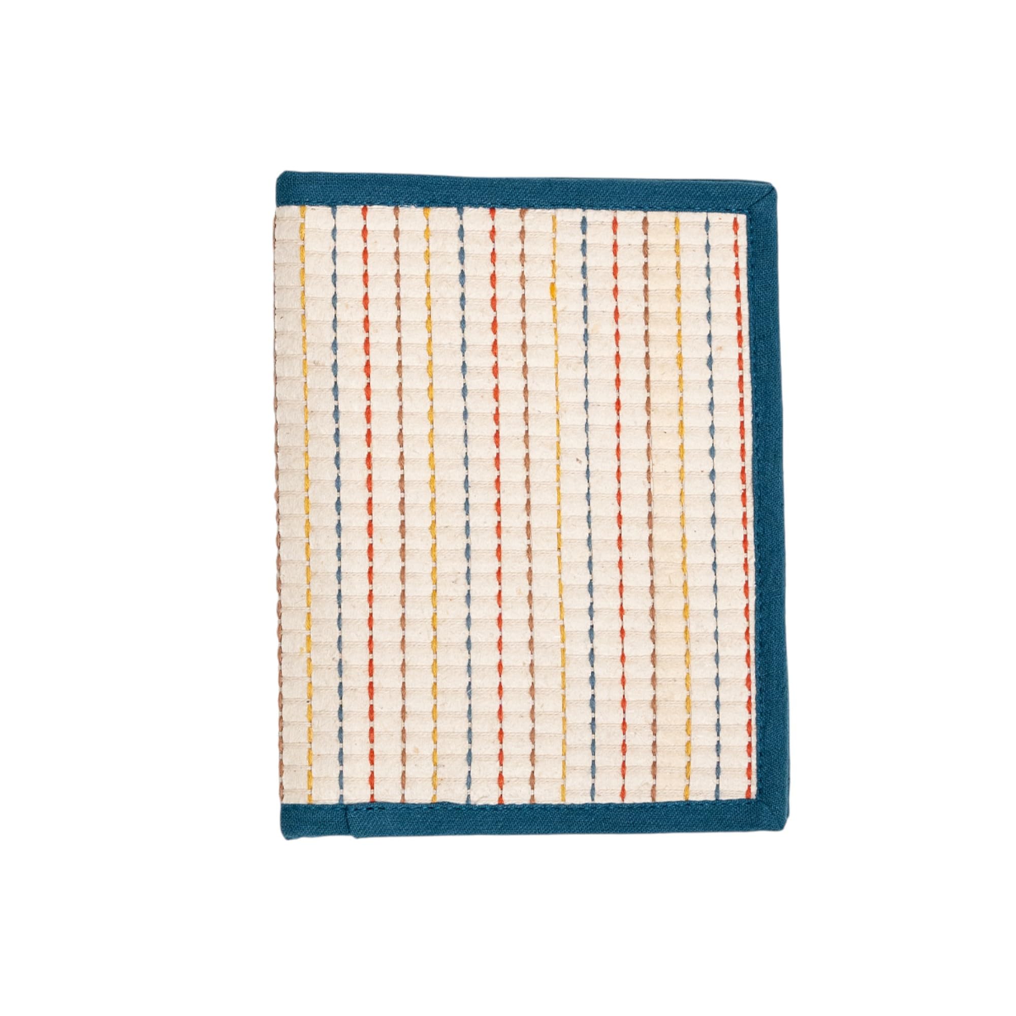 Sehej Hand-Woven Passport Holder | Banana Fibre Eco-Friendly Travel Organizer | Sustainable Handmade Passport Cover | Compact & Durable Travel Essential(15cm x 12cm, Beige)-image-11
