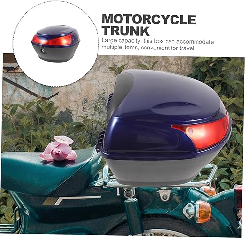 Miniatura 2 de Tronco de motocicleta caja trasera de coche eléctrico almacenamiento de equipaje duradero resistente a la intemperie fácil montaje