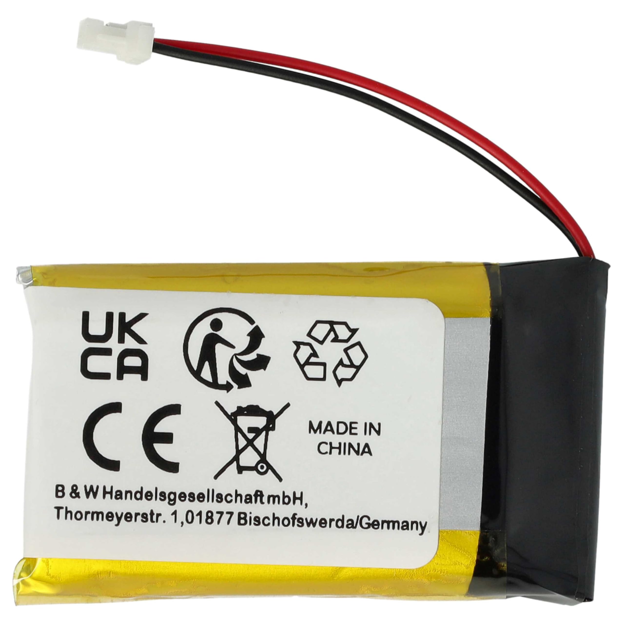 vhbw 2x Bateria Kompatybilna Sena SF1 SMH-20S 10S 20S SF2 SF3 650mAh 3,7V Li-Poly