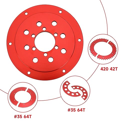 Vista 18 de GREHUA Piñón dividido universal de 35 cadenas 64T compatible con Mini Bike Predator 212 Coleman CT200U CT200U-EX BT200X CT100U TrailMaster MB200