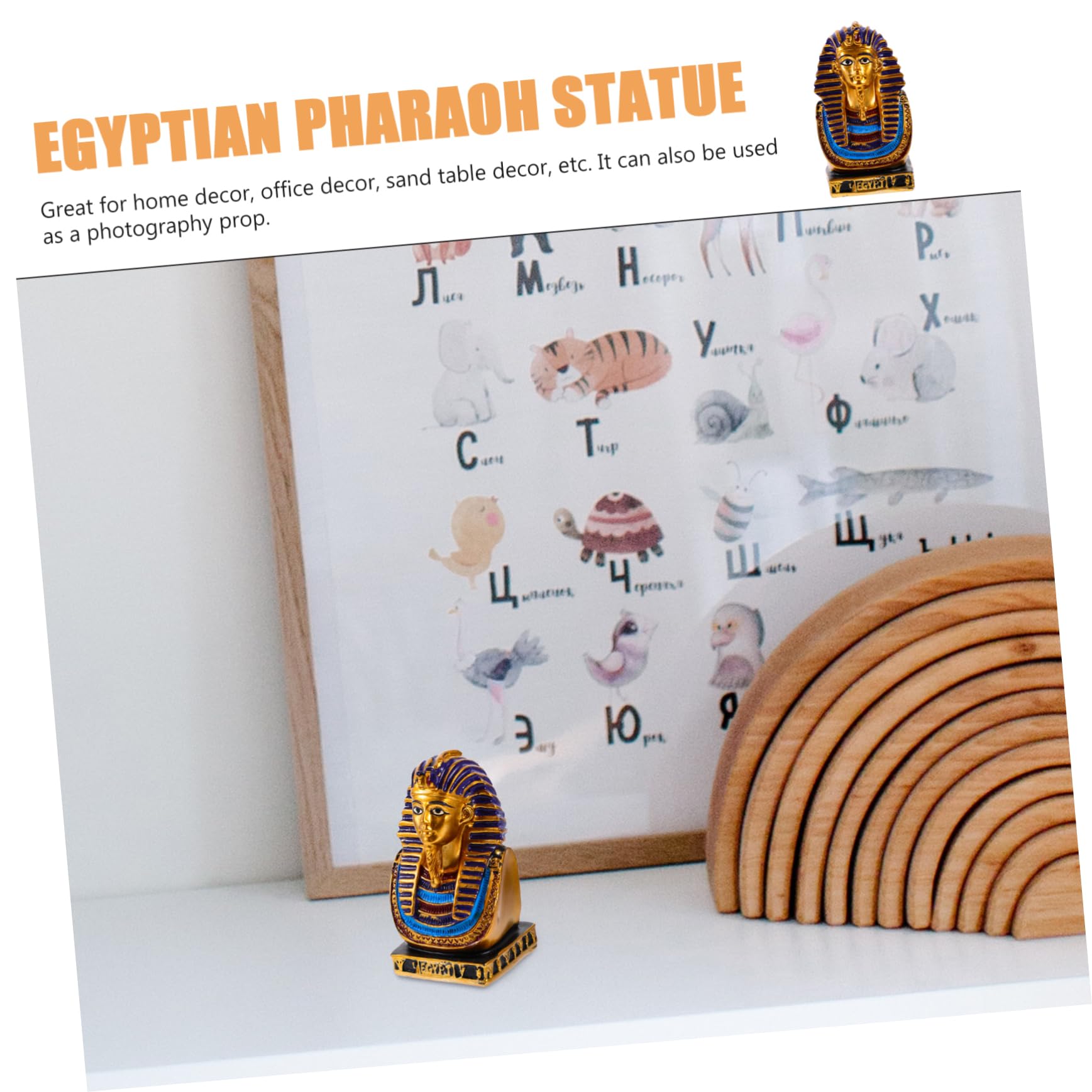 生ファラオ グッズセット Amazon.co.jp: ibasenice の彫像 ファラオ像 置物 卓上装饰 古代 風