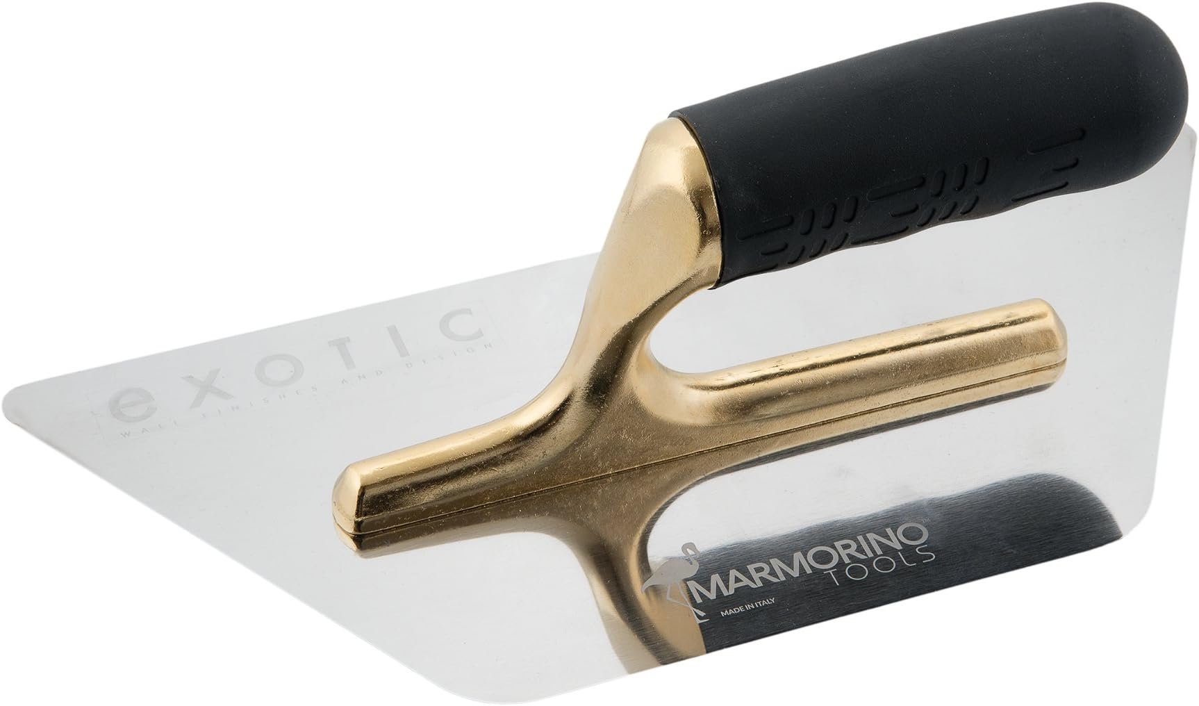 Marmorino Tools Stilmirror ElitePRO Venetian Plaster Trowel 280x140mm Trapezio EXOTIC EDITION