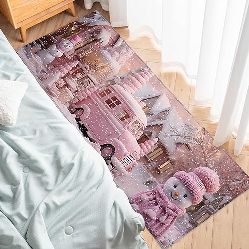 Miniatura 4 de T&H XHome Alfombras y tapetes de cocina para el 4 de julio, Día de la Independencia, bandera de Estados Unidos azul y rojo, estrellas vintage con