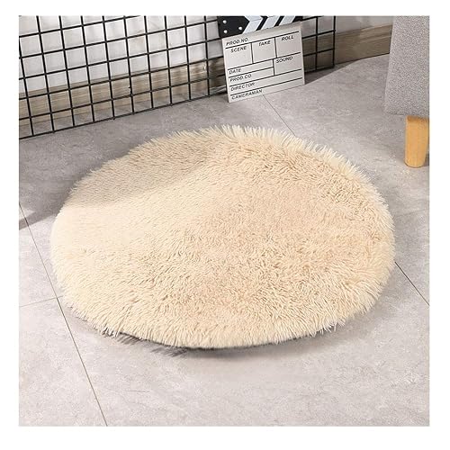 YAOTT Cojín Súpersuava de Felpa para Perros Almohadilla Lavable Cochón Redondo para Cama de Perros Cama…