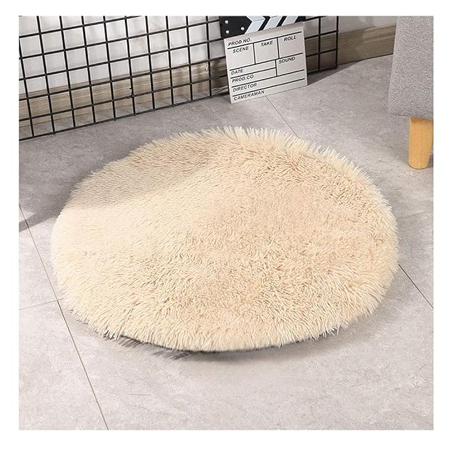 YAOTT Cojín Súpersuava de Felpa para Perros Almohadilla Lavable Cochón Redondo para Cama de Perros Cama…