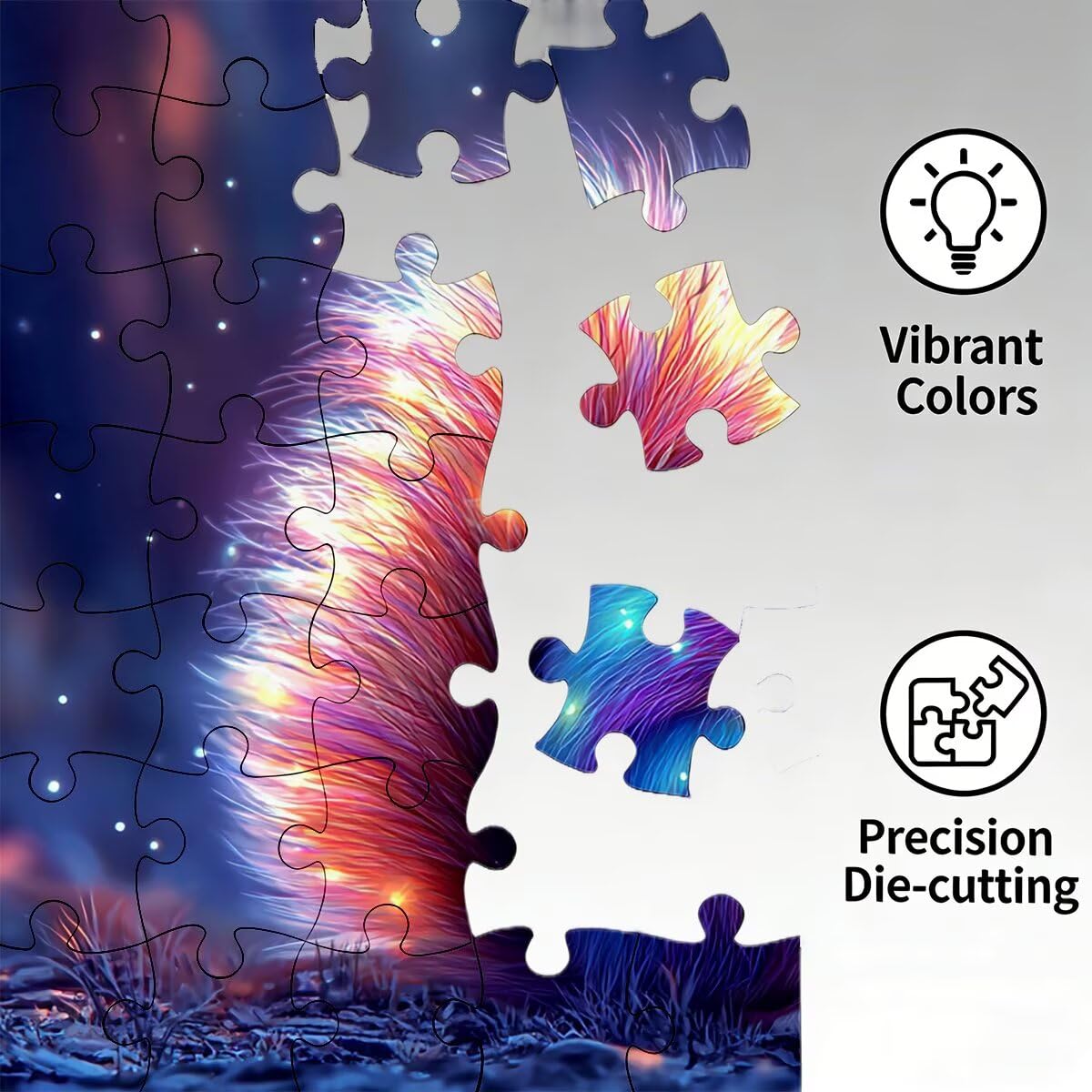 Puzzle 1500 elementów dla dorosłych, puzzle 1500 elementów marzeń, zwierzęta puzzle dla dorosłych z wykwintnym pudełkiem do pakowania, gry edukacyjne, duże drewniane puzzle na prezent dla kobiet