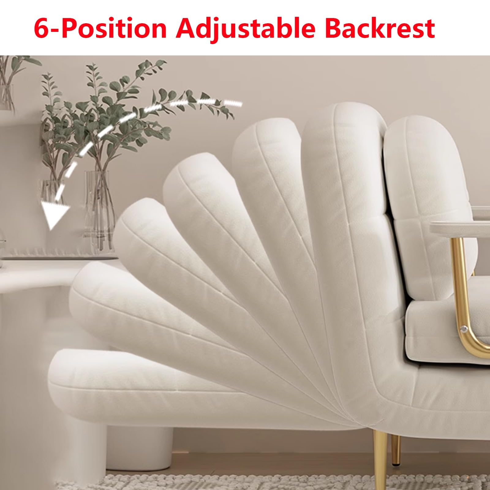 3 In 1 Schlafsessel Mit Bettfunktion Mit 6-Fach Verstellbare Rückenlehne Ausziehbett 190cm Relaxsessel Sofabett Klappbar Für Zuhause Büro(Multi-Colored,190 * 80 * 30cm)