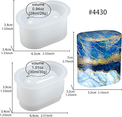Miniatura 2 de Moldes de silicona de resina para auriculares Caso de auriculares Kit de artesanía de fundición de epoxi