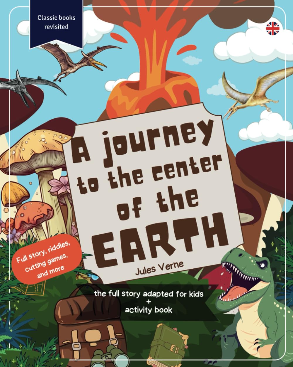 【未使用】Ayur/Children of The Earth 7inch A journey to the center of the Earth: Full story adapted for kids