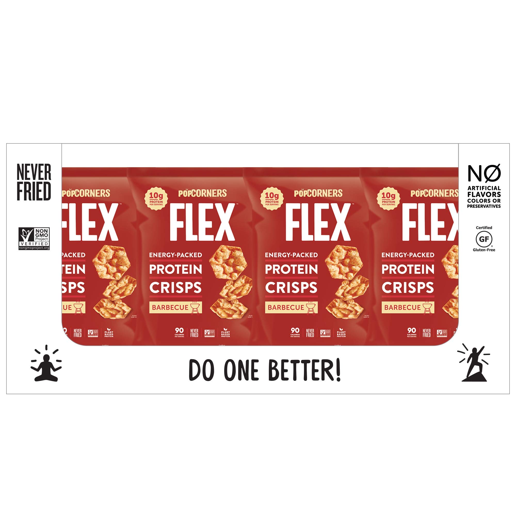 Buy PopCorners Flex Barbecue Vegan Protein Crisps PlantBased Protein
