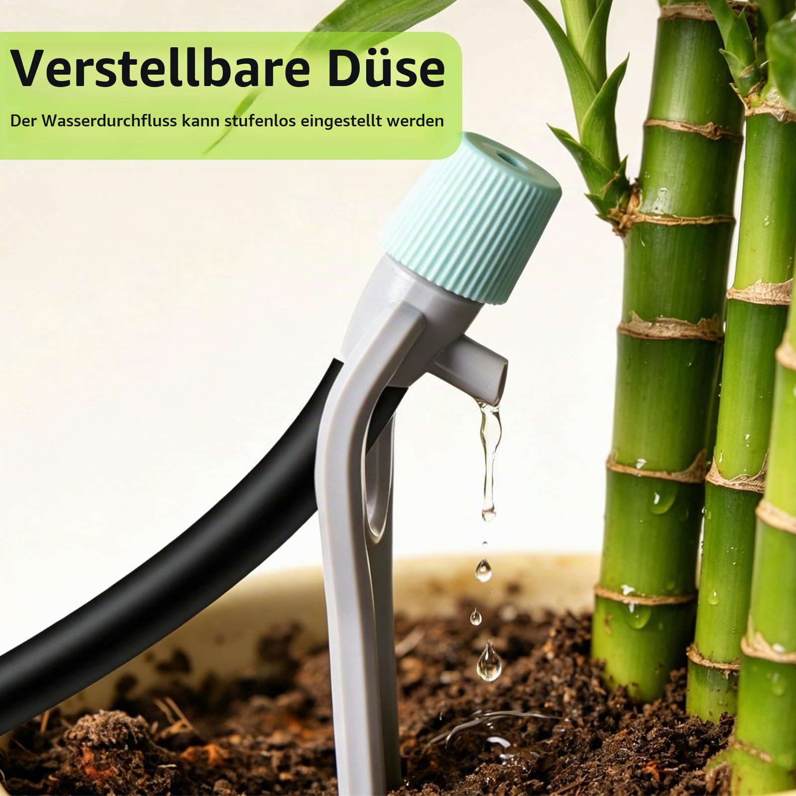 WLAN Automatisches Bewässerungssystem für Zimmerpflanzen, Smart Dual-Pumpen Tropfbewässerungssystem mit APP-Steuerung, Einstellbare Tröpfchenbewässerung Set für Balkon & Garten, Urlaubsbewässerung