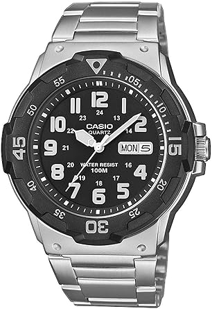 Buy Casio silver Rotary Bezel Analog Watch for Men in Baghdad, Basra