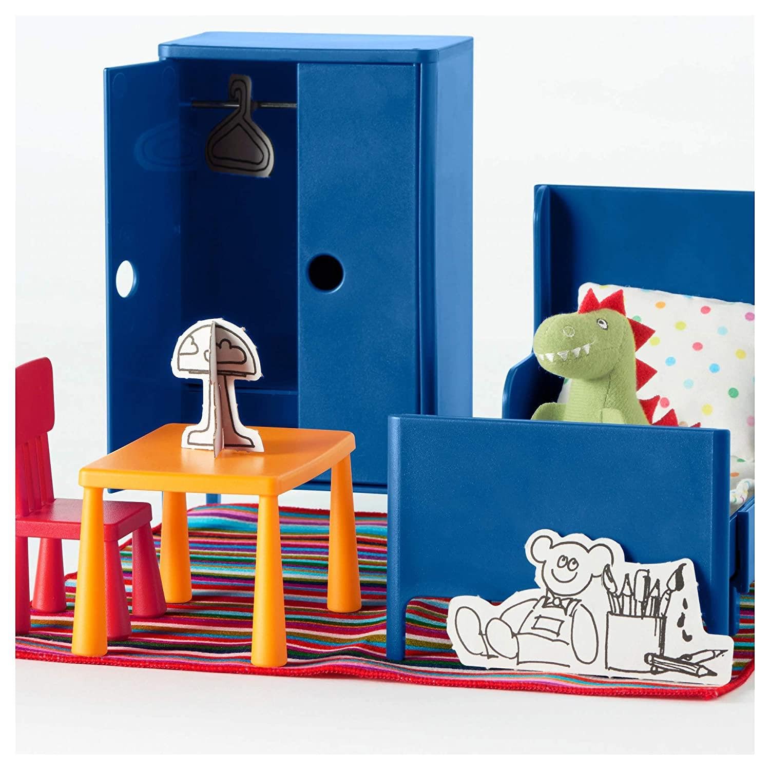 IKEA Huset Puppenmöbel Schlafzimmer 502.922.61
