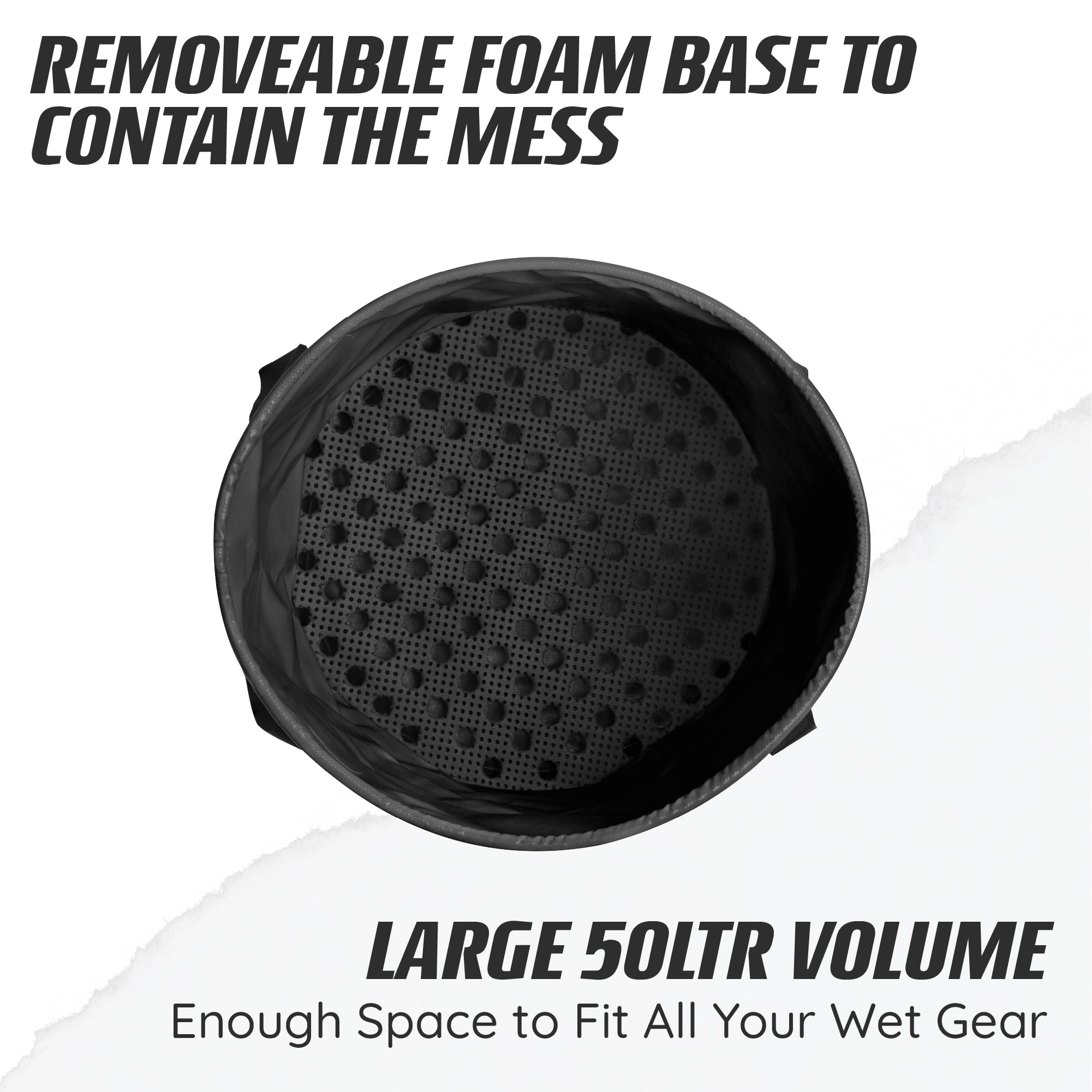 Osprey Wetsuit Wickeleimer 50 Liter - Wasserdicht & Zusammenklappbar | Für Surf & Schwimm