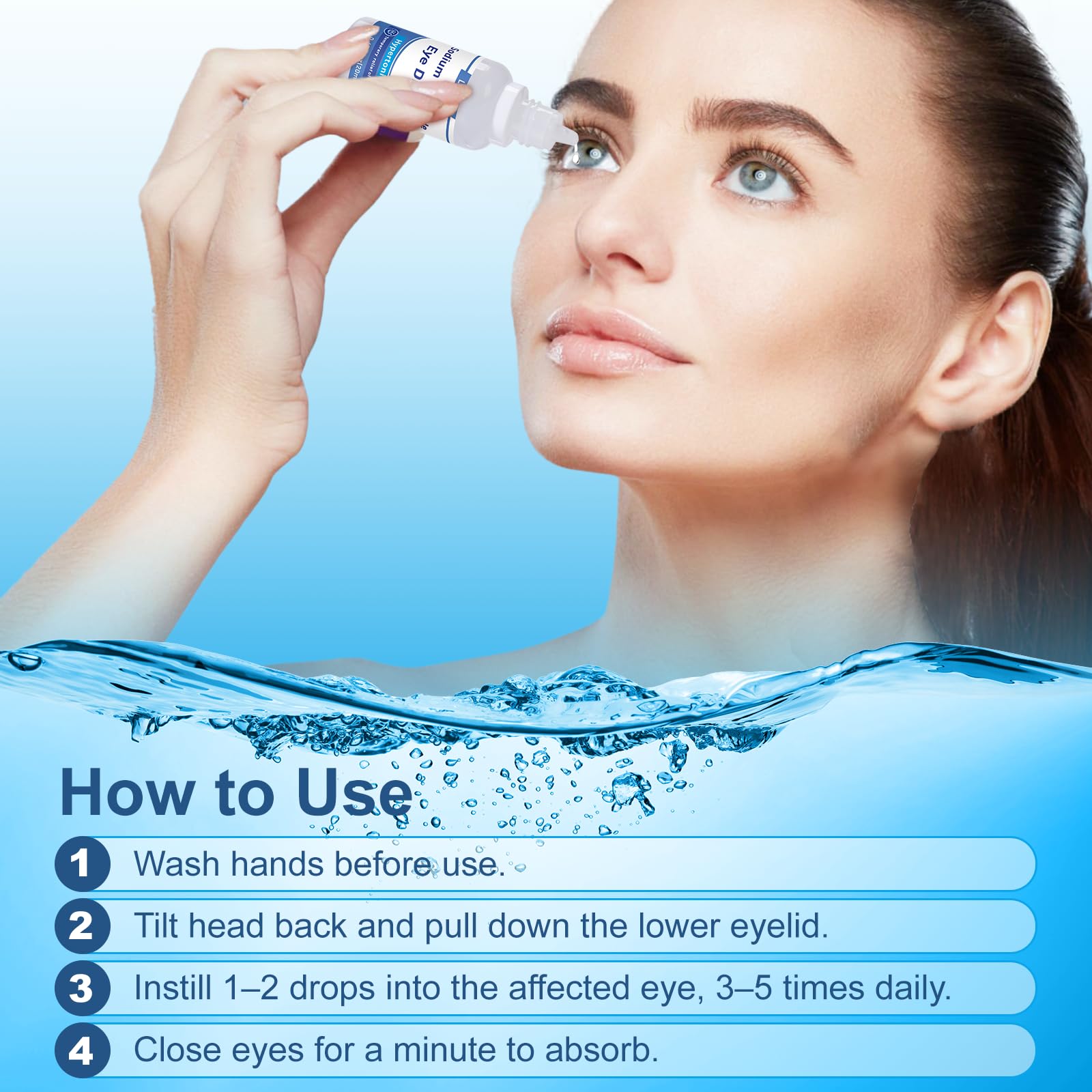 Lunza 5% Sodium Chloride Hypertonic Eye Drops - Relief for Corneal Edema & Blurry Vision, Sodium Chloride Eye Drops, Alcohol-Free, Non-Irritating, Gentle Formula – 0.67 Fl. Oz. (3-Pack) — Amazon image 5