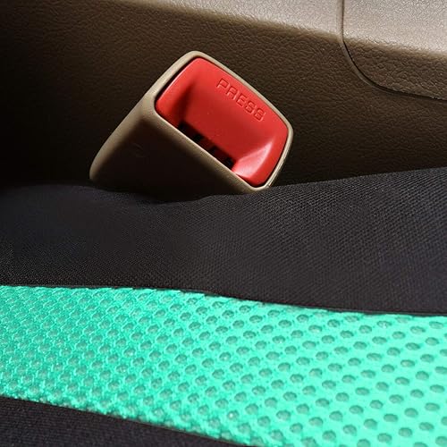 Miniatura 5 de Flying Banner Fundas de asiento de automóvil, asientos delanteros y asiento trasero, tela de malla, funda de poliéster dividida, fácil instalación,