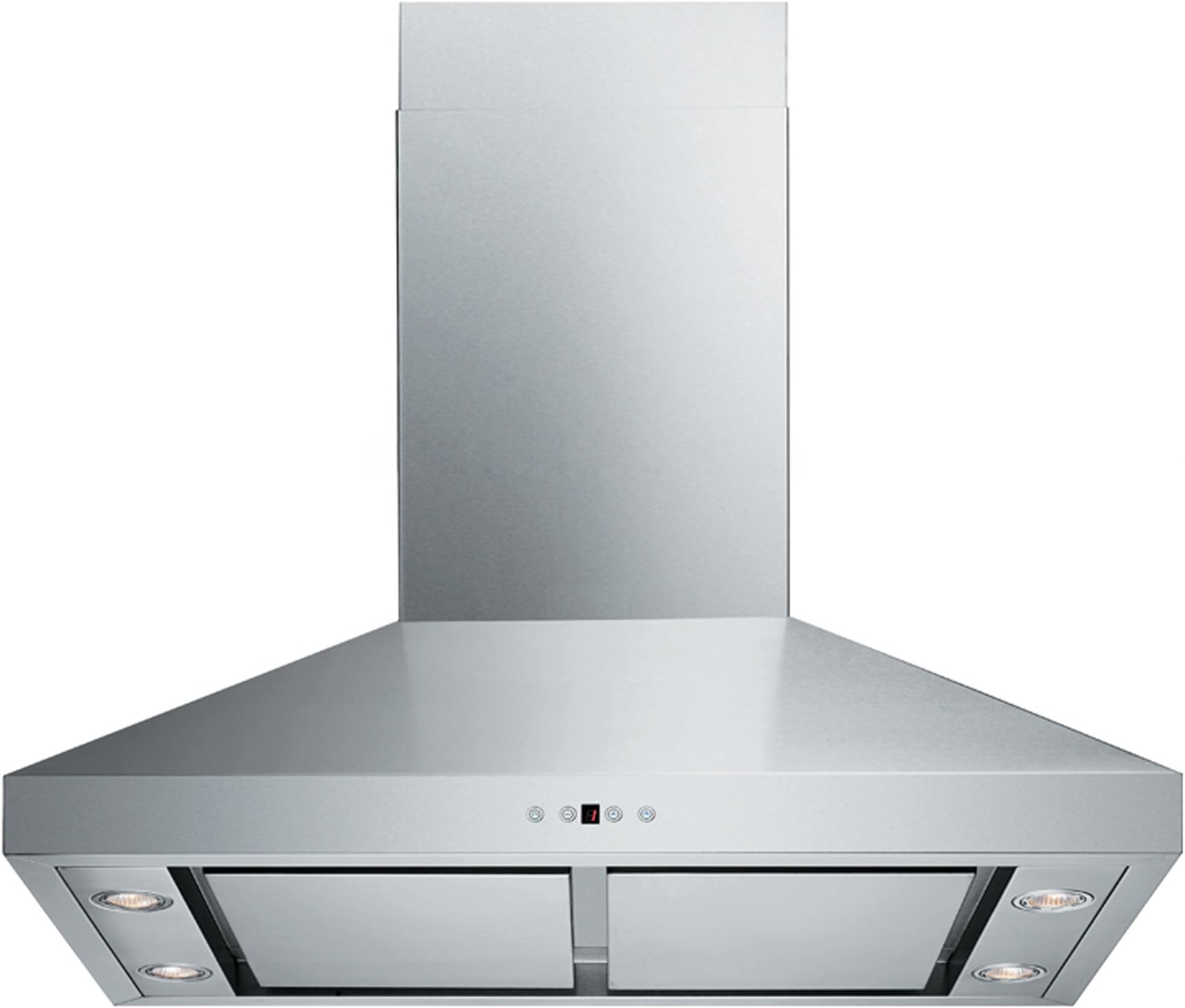 Sv198F-Sp30 Wall-Mounted Stainless Steel Range Hood, 30"