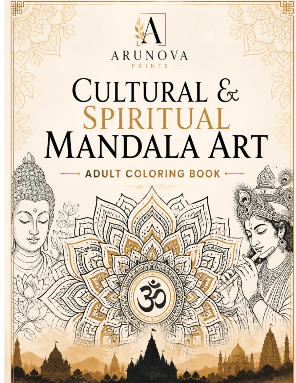 Cultural & Spiritual Mandala Art: Adult Coloring Book