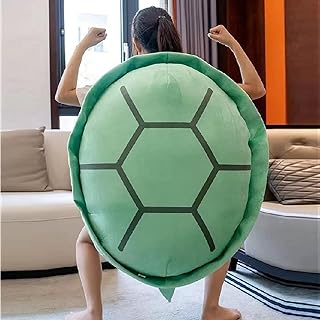 Hokuto Turtle Power Shell, Giant Turtle Pillow, Wearable Turtle Shell Pillows (80cm/31.5in)