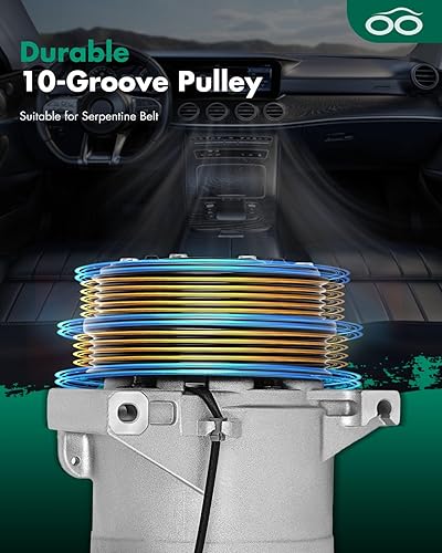 Vista 318 de SCITOO Compresor de CA apto para H-onda Prelude 2.2L 2001 para H-onda Civic para A-cura EL 1.7L 1997 1998 1999 2000 2001