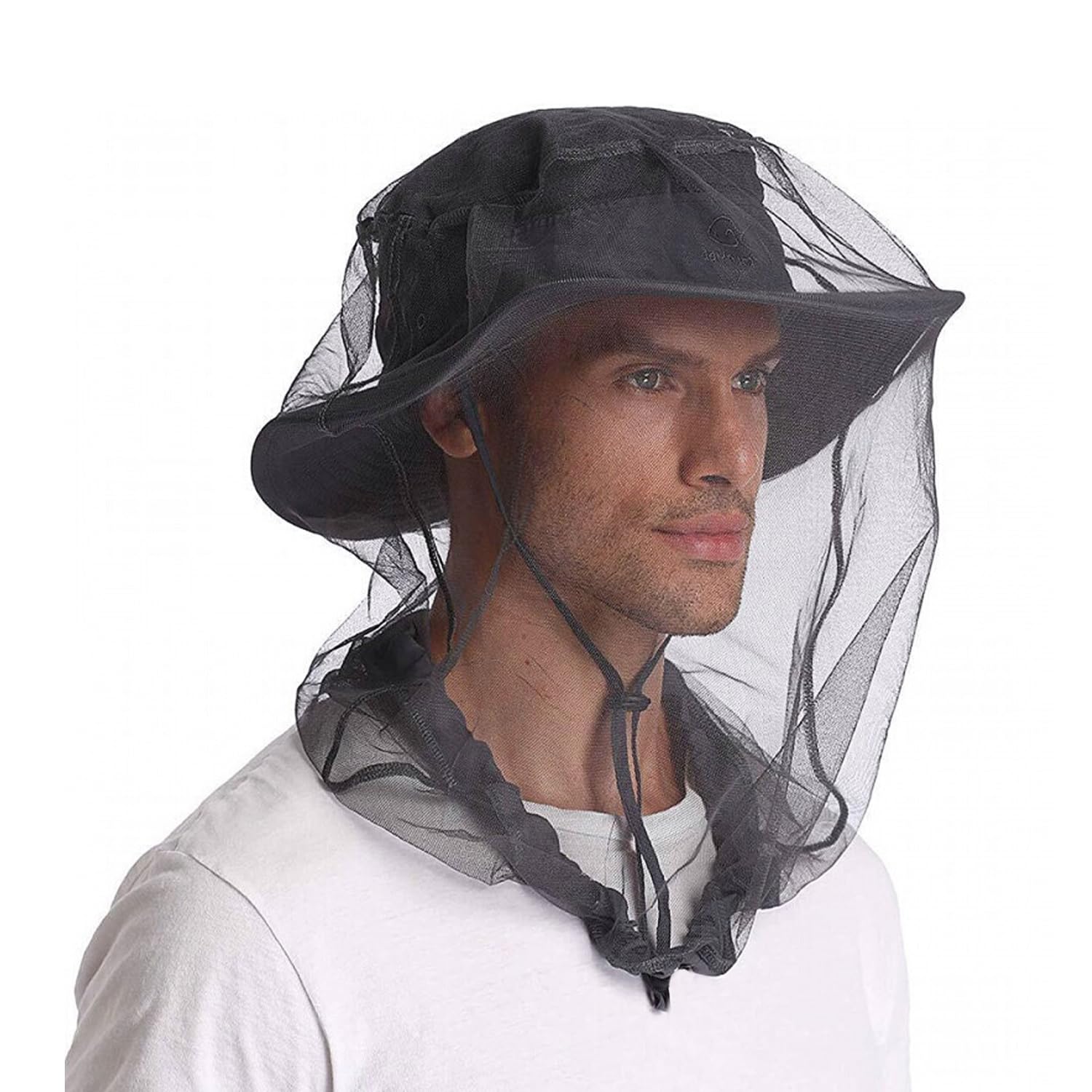 Set di 4 zanzariere, coprimusoni anti-zanzare, per campeggio, reti antinsecti a maglie fini per attività all'aperto, escursionismo, passeggiate.