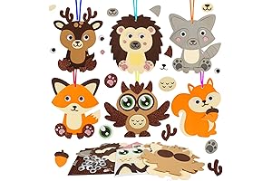 Fennoral 12 Pack Fall Craft Kit for Kids Thanksgiving Kids Crafts