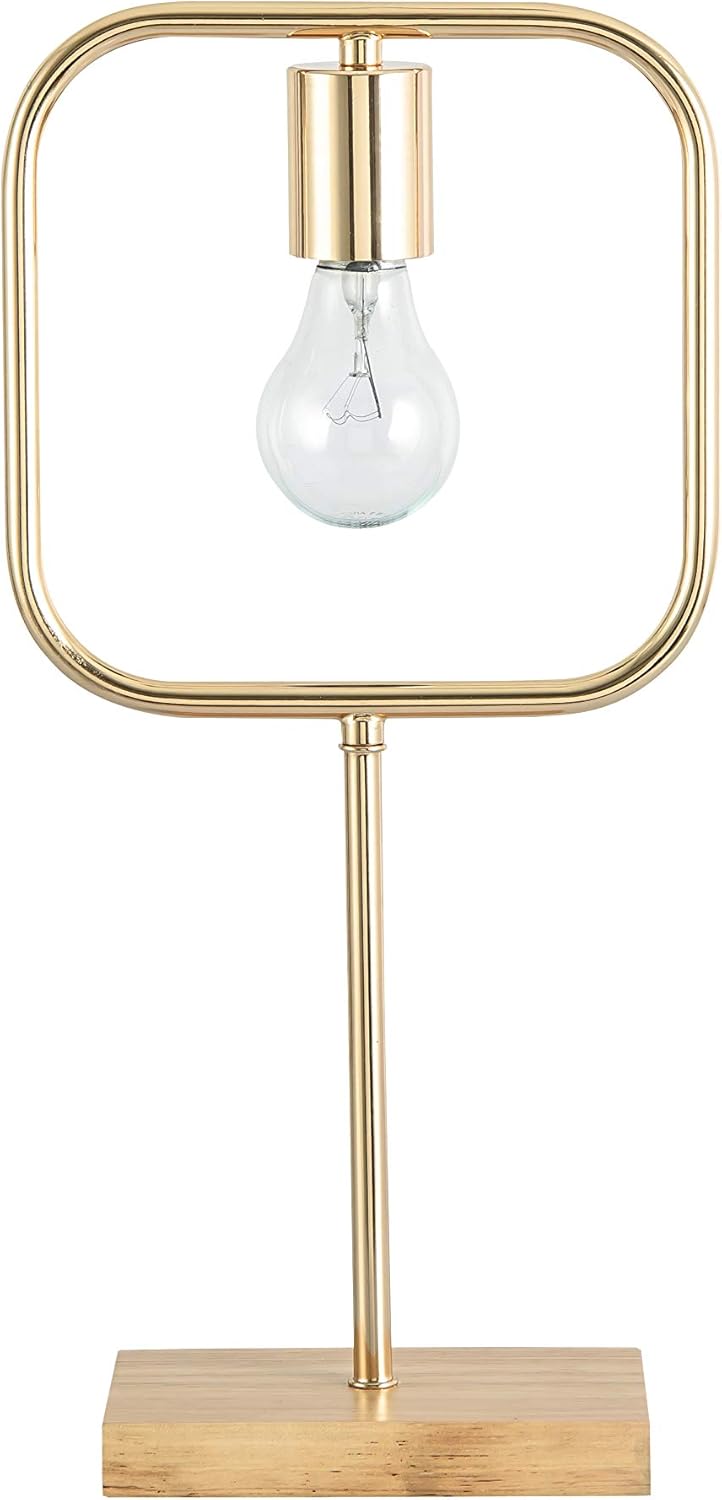 Lux Lighting Group 16" Gold Accent Table Lamp