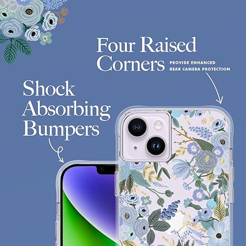 Miniatura 5 de Rifle Paper Co. - Funda para iPhone 14 Plus funciona con cargador inalámbrico protección contra caídas de 10 pies Bonita funda para iPhone de 6.7