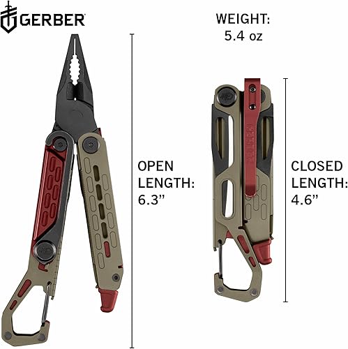 Miniatura 3 de Gerber Gear Stakeout Spark - Cuchillo plegable multiherramienta para mochileros, supervivencia, campamento, al aire libre, herramienta de bolsillo
