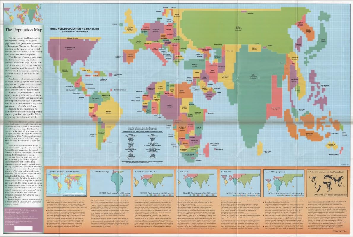 World, Population Map