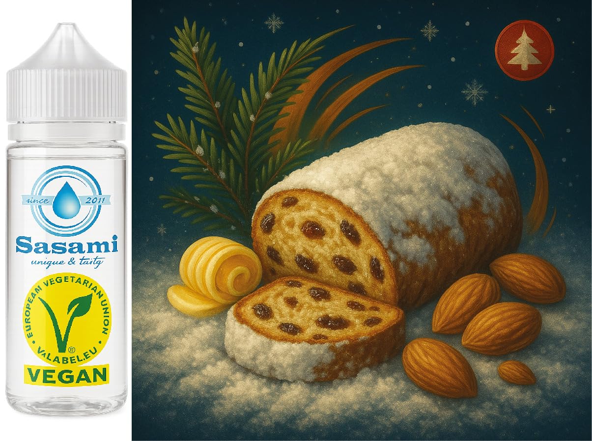 Winterstollen - Stollen Mantequilla Almendra Aroma Concentrado - Vegano - Sasami - 10ml