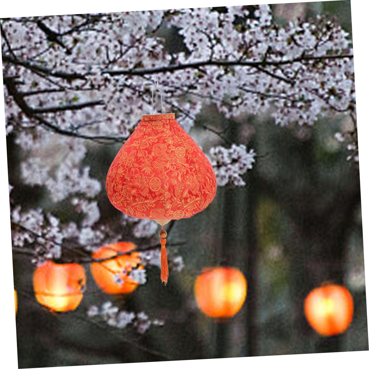 Happyyami Lanterna Elegante Nappa per Decorazioni da Giardino Lanterna da Appendere all Esterno per Matrimoni e Feste per Uso Interno ed Esterno