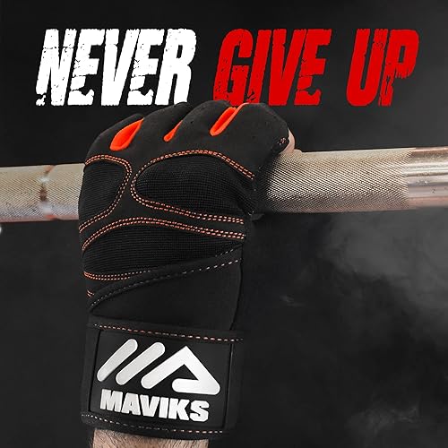 Miniatura 8 de Workout Gloves for Men and Women Weight Lifting Gloves with Wrist Wrap Support for Gym Training Weightlifting Crossfit Pulls Up Cycling Exercise