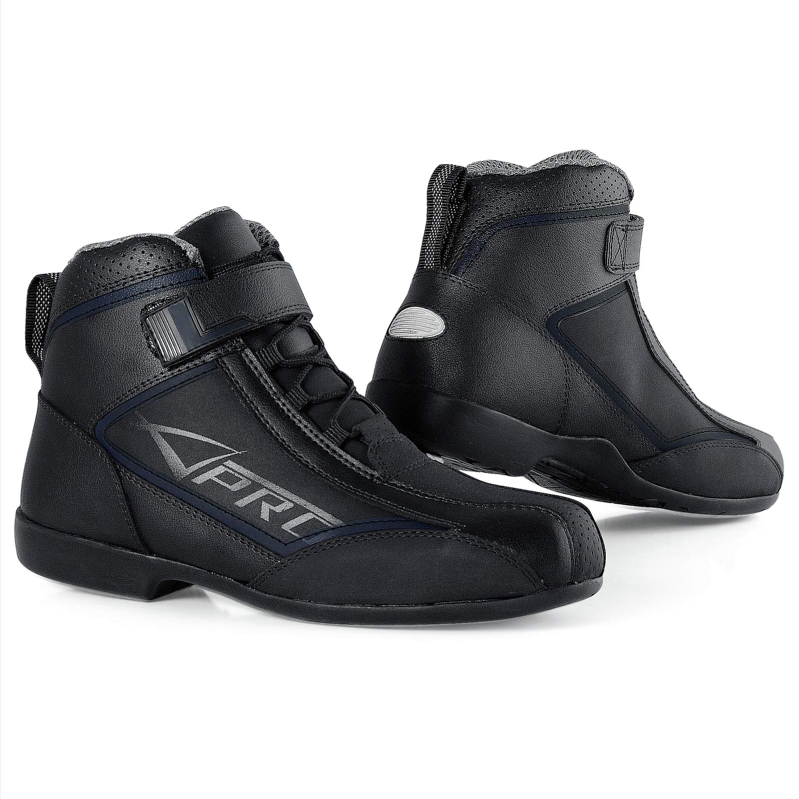 Buty Biker Buty Buty Motocykl Skuter Miasto Sportowe Skóra Czarny (41 EU)