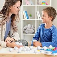 Vista 4 de Bolas de estrés de golf mini Hxezoc, 20 paquetes, pelotas de espuma de golf, pelotas deportivas pequeñas de apretar, ansiedad, juguete a granel