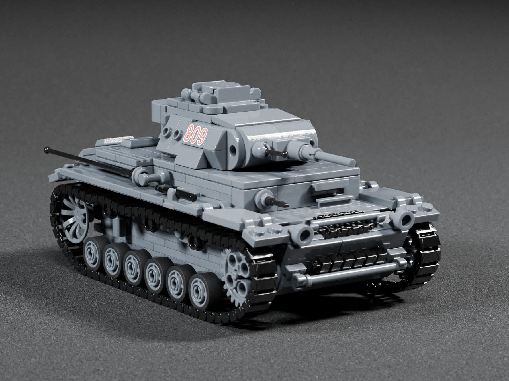 Panzer III Ausf.J zestaw klocków budowlanych