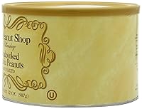 Vista 4 de The Peanut Shop of Williamsburg Cacahuetes Virginia ligeramente salados cocinados a mano, latas de 32 onzas (paquete de 2)