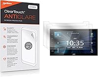 Vista 1 de BoxWave Protector de pantalla compatible con JVC KW-V66BT (protector de pantalla ClearTouch antirreflejo, 2 unidades), antihuellas mate para JVC