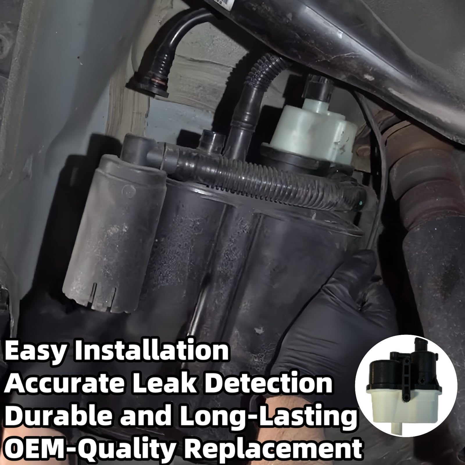 MEILICACY Fuel Vapor Leak Detection Pump Fit for BMW X3 M3 M5 M6 Z4 Series 3 Series 5 Series 6 Series 7 for MINI Cooper volkswagen beetle m6 pump 2006 for bmw x3 fuel pump 16136752551 0261222018