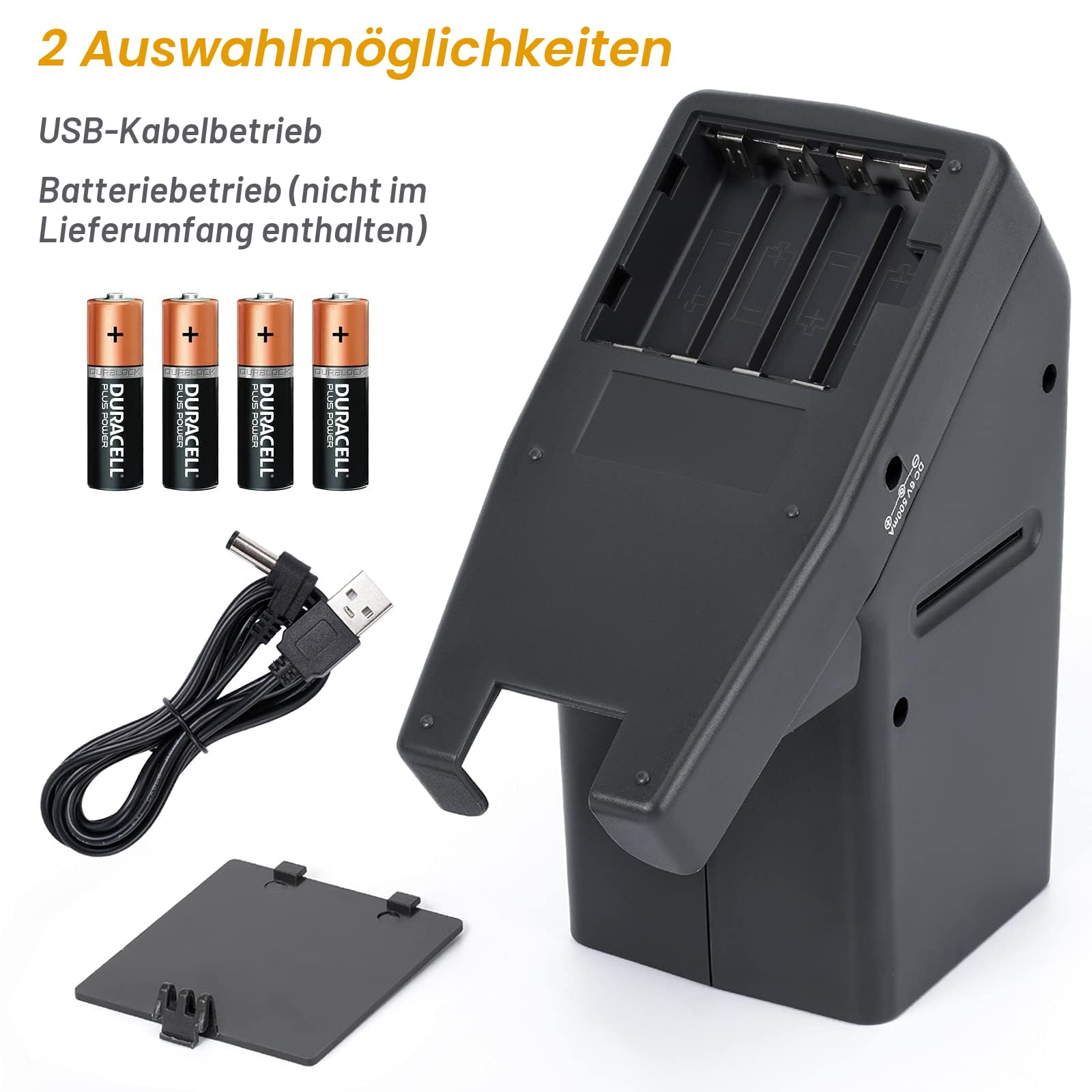 LED Diabetrachter für Alte Dias, 35mm Negativ und Diaprojektor Dia-Betrachter, mit 3-fache Vergrößernder und USB Stromkabel